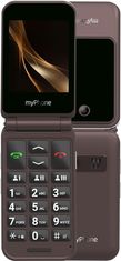 shumee myPhone Harmony LTE Praline Collection | Rjava | 2,8 + 1,44" | IPS | 48 MB | 128 MB | Ena SIM kartica | MicroSD | 3G | Bluetooth | 5.1 | Ločljivost glavne kamere 2 MP | 1300 mAh