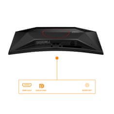 shumee AOC C27G42E | 27" | VA | FHD | 16:9 | 180Hz | 1ms | 1920 x 1080 slikovnih pik | 300 cd/m² | Količina HDMI vrat: 2 | Črna