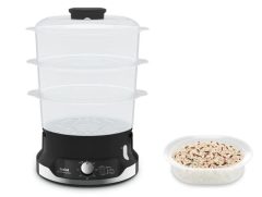 shumee TEFAL Parni kuhalnik VC204810 Ultracompact Črna 800 W Prostornina 9 l Število košar 3