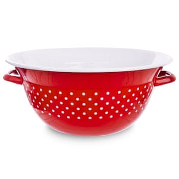 Artemis Emajlirana kuhinjska posoda za mešanje, gnetenje, testo za solato 26 cm 2,5 l