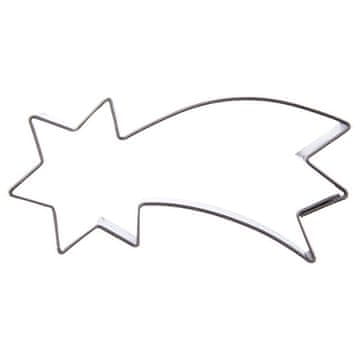 Orion Jeklen modelček za piškote, oblika božične zvezde, 10 cm