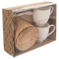 shumee Porcelanaste skodelice WHITELINE 370 ml 2 kosa.