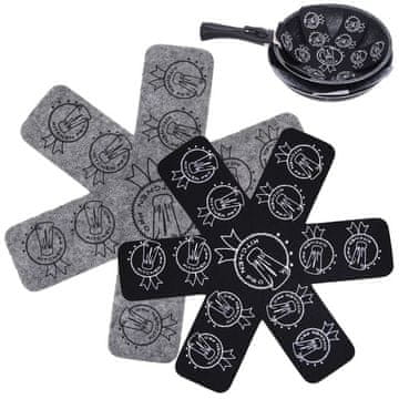 shumee Zaščitne pregrade za ponve iz filca 24/32 cm 2 kosa.