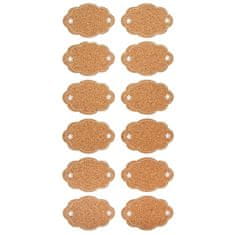 Artemis 12x samolepilne etikete univerzalne nalepke za marmelade, kozarce, steklenice