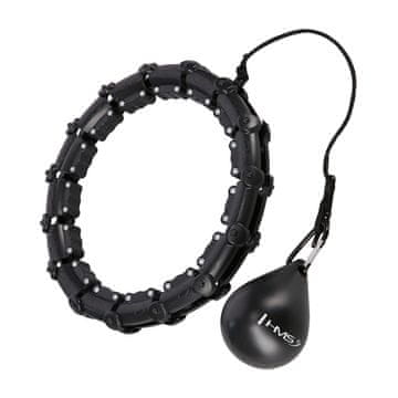 shumee HHW02 HULA HOP ČIERNA SO ZÁŤAŽÍM HMS