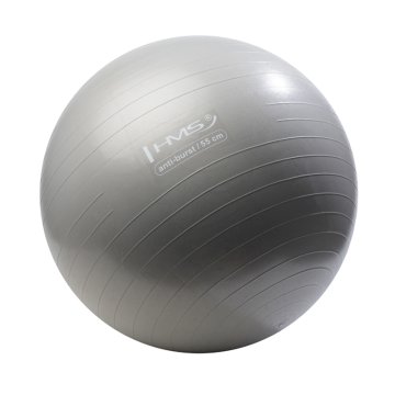 shumee YB02 NOVÁ 55CM GRAFITOVÁ GYMNASTICKÁ LOPTA HMS