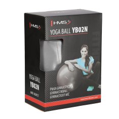 shumee YB02 NOVÁ 55CM GRAFITOVÁ GYMNASTICKÁ LOPTA HMS