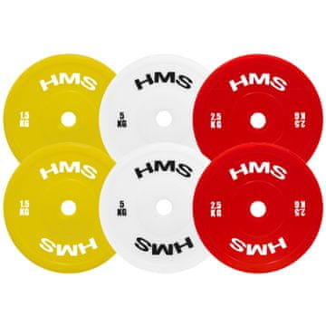 shumee TPP02 ČERVENÝ PE OLYMPIJSKÝ TECHNICKÝ TANEČ 2 x 2,5 KG HMS