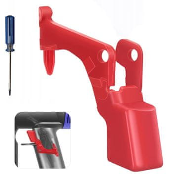 shumee PowerFix Trigger V-Red - Wzmocniony przycisk spustu do odkurzacza Dyson | V10 | V11 | SV12 | SV14 | Czerwony | Z śrubokrętem TORX