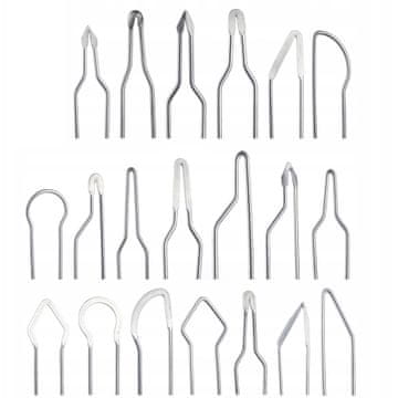Rosfix ProBurner 20Tips Set - Zestaw końcówek do wypalarki pirograficznej 60W | 20 sztuk | Loop Tips | Do drewna i skóry | RBB60W / RBR60W / Black Fenix