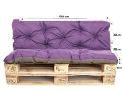shumee BLAZINA IZ PALET 120 X VIJOLIČNA: ENKEL Set blazin Enkel: 120x60/120x40cm