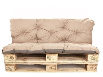 shumee BLAZINA IZ PALET 120 X BEŽ: ENKEL Enkel garnitura blazine: 120x60/120x40cm