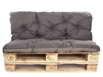 shumee BLAZINA IZ PALET 120 X ANTRACIT: ENKEL Set blazin Enkel: 120x60/120x60cm