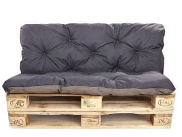 shumee BLAZINA IZ PALET 120 X MORANSKO MODRA: ENKEL Komplet blazin Enkel: 120x60/120x40cm