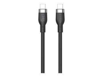 shumee Črn USB-C kabel Moški 24-pinski USB-C 2 m Moški 24-pinski USB-C