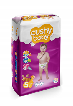 shumee Plenice za enkratno uporabo Cushy Baby velikost 5, 52 kosov.