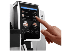 shumee Delonghi | Kavni aparat | Dinamica Plus ECAM380.85.SB | Tlak črpalke 15 barov | Vgrajen penilnik mleka | Avtomatski | 1450 W | Nerjaveče jeklo/črna