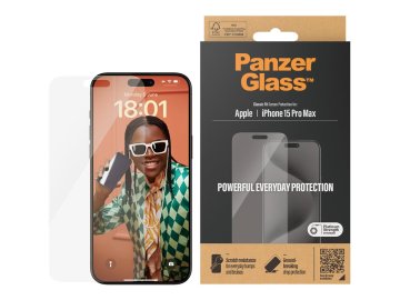 shumee PanzerGlass | Zaščitno steklo za zaslon | Apple iPhone 15 Pro Max | Prozorno