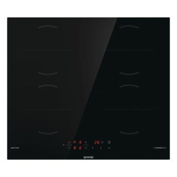 shumee Gorenje GI6401BSCE Kuhalna plošča, Indukcija, Širina 59 cm, 4 kuhalne cone, Upravljanje na dotik, Črna