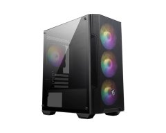 shumee MSI ohišje za računalnik MAG FORGE M100A črno mikro ATX stolp napajalnik priložen ne