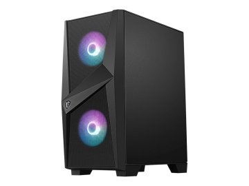 shumee MSI MAG FORGE 100R ohišje za računalnik, srednji stolp, USB 3.2, črna barva MSI MSI MAG FORGE 100R črna ATX napajalnik priložen ne