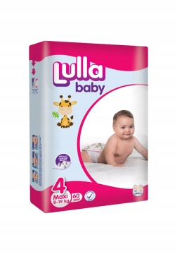 shumee Lulla Baby plenice za enkratno uporabo velikost 4, 60 kosov, VELIKO PAKIRANJE