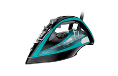 shumee TEFAL | Ultimate Pure FV9844E0 | Parni likalnik | 3200 W | Prostornina rezervoarja za vodo 350 ml | Neprekinjena para 60 g/min | Izpust pare pod pritiskom 250 g/min | Modra in črna