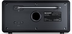 shumee Sharp DR-450(BK) digitalni radio, FM/DAB/DAB+, Bluetooth 4.2, funkcija alarma, polnočno črna | Sharp | Digitalni radio | DR-450(BK) | polnočno črna | Bluetooth | FM radio
