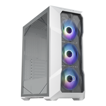 shumee Cooler Master | MasterBox TD500 Mesh V2 | Stransko okno | Bela | Srednji stolp | Napajalnik priložen Ne | ATX