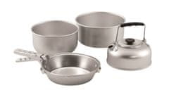 shumee Easy Camp Adventure Cook Set M srebrn aluminij