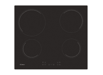 shumee Kuhalna plošča | Steklokeramična plošča | CH64CCB/4U2 | 4 gorilniki/kuhalne cone | Na dotik | Črna