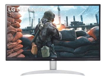 shumee LG | Monitor | 27UP600P-W | 27" | IPS | UHD | 16:9 | 60Hz | 5ms | 3840 x 2160 | 400 cd/m² | Količina HDMI vhodov: 2