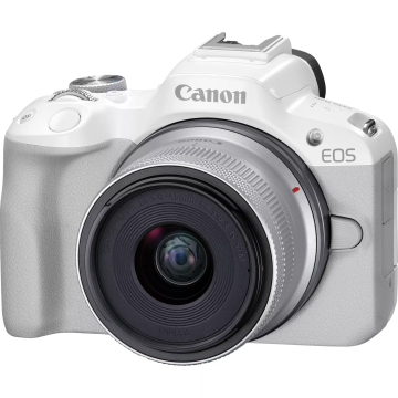 shumee Canon | 24,2 milijona slikovnih pik | Stabilizator slike | ISO 32000 | Velikost zaslona 2,95" | Wi-Fi | Snemanje videa | Samodejno, ročno | CMOS | Bela
