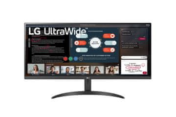 shumee LG | Monitor | 34WP500-B.BEU | 34" | IPS | UW FHD | 21:9 | 75 Hz | 5 ms | 2560 x 1080 | 250 cd/m² | Količina HDMI vhodov: 2