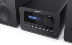 shumee Sharp XL-B520D(BK) Tokyo Hi-Fi mikro sistem 2.0, FM/DAB/DAB+/USB, CD, Bluetooth 5.0, Aux-in, črn | Sharp | Tokyo Hi-Fi mikro sistem 2.0 | XL-B520D(BK) | črn | USB vhod | AUX-in | Bluetooth