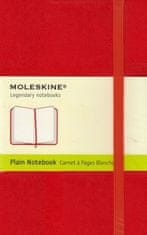 Moleskine Beležnica - trde platnice, S, prozorna - rdeča
