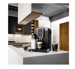 shumee Delonghi | Kavni aparat | Dinamica ECAM 350.55 B | Tlak črpalke 15 barov | Vgrajen penilnik mleka | Avtomatski | 1450 W | Črna