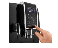 shumee Delonghi | Kavni aparat | Dinamica ECAM 350.55 B | Tlak črpalke 15 barov | Vgrajen penilnik mleka | Avtomatski | 1450 W | Črna