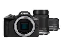 shumee Canon | 24,2 milijona slikovnih pik | Stabilizator slike | ISO 32000 | Velikost zaslona 2,95" | Wi-Fi | Snemanje videa | Samodejno, ročno | CMOS | Črna