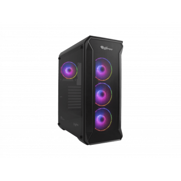 shumee GENESIS IRID 505 ARGB ohišje za računalnik, Midi Tower, 2xUSB 3.0, 2xUSB 2.0, 2x Jack, črno | Genesis