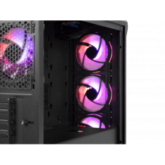 shumee Ohišje GENESIS IRID 503 ARGB, Micro Tower, 2xUSB 2.0, 2x Jack, 1xUSB 3.0, črno | Genesis | IRID 503 ARGB | Črna | ATX | Napajalnik priložen Ne