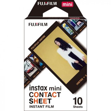shumee Fujifilm | Instant film | Kontaktni list Instax Mini | 54 cm x 86 mm | Dimenzije slike: 62 × 46 mm | Količina: 10