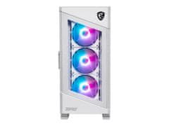 shumee MSI MPG VELOX 100R belo ohišje za računalnik, srednji stolp, USB 3.2, avdio izhod, vhod za mikrofon | MSI