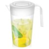 Artemis Plastični vrč za pijačo, vodo, sok, limonado, s pokrovom, 2,3 l