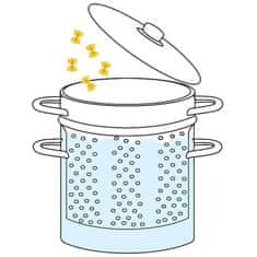 shumee Jekleni vložek za kuhanje testenin ANETT 24 cm, 8 l