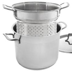 shumee Jekleni vložek za kuhanje testenin ANETT 24 cm, 8 l