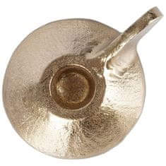 shumee Zlati aluminijasti svečnik 9x7,5x4 cm