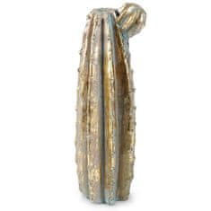 shumee Zlata vaza za rože v obliki kaktusa 47,5 cm