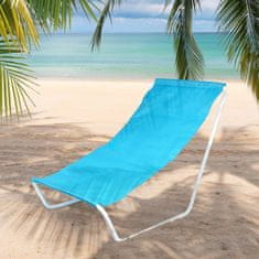 shumee Zložljiv ležalnik za na plažo