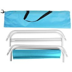 shumee Zložljiv ležalnik za na plažo